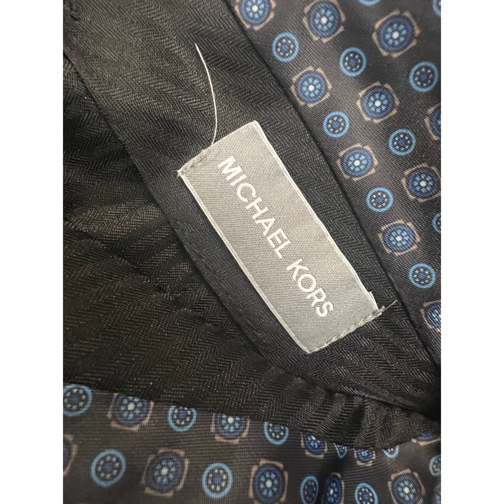 Michael Kors Mens Dress Pants 38x27.5 Grey Black Trousers(0396) - Picture 4 of 11